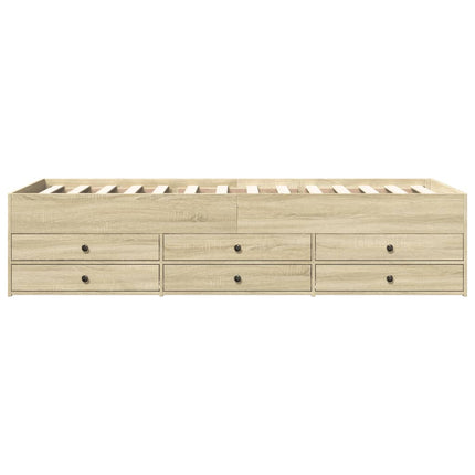 Divano Letto con Cassetti senza Materasso 75x190 cm