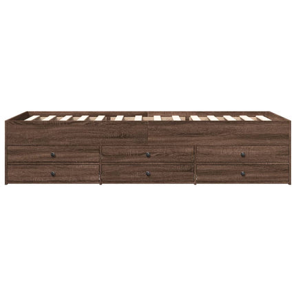 Divano Letto con Cassetti senza Materasso 75x190 cm