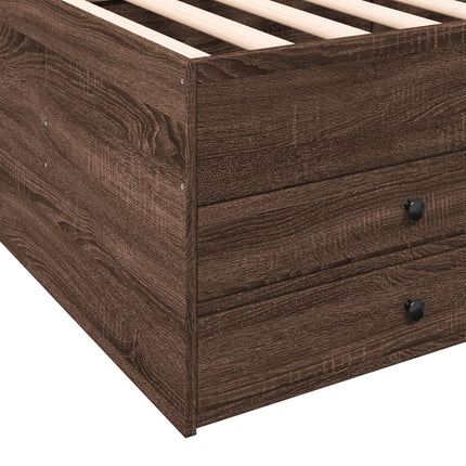 Divano Letto con Cassetti senza Materasso 75x190 cm