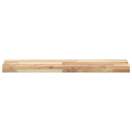 Mensole da Parete 3 pz 80x20x4 cm Legno Acacia Non Trattato
