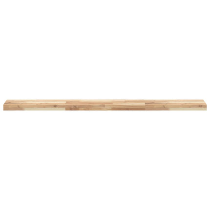 Ripiano a Parete 140x20x4 cm Legno Massello Acacia Non Trattato