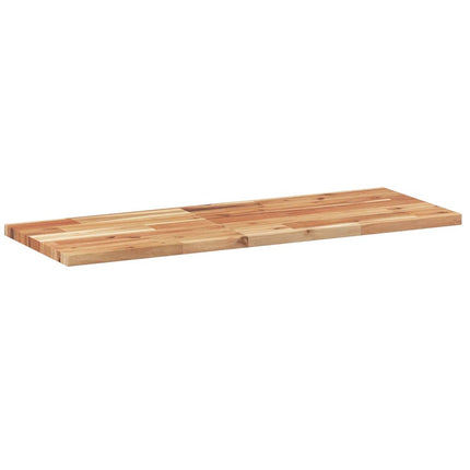 Ripiano a Parete 80x30x2 cm Legno Massello Acacia Rifinito Olio