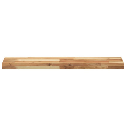 Ripiano a Parete 80x20x4 cm Legno Massello Acacia Rifinito Olio