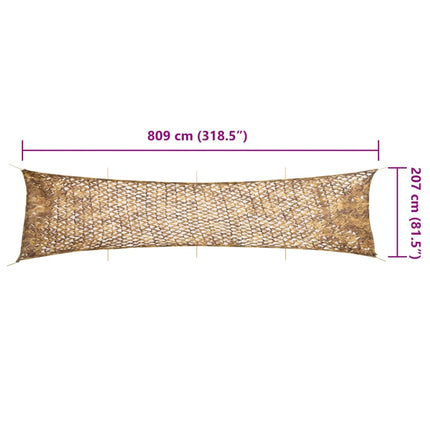 Rete Mimetica con Custodia di Conservazione 809x207 cm Sabbia