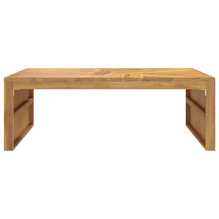 Tavolino da Salotto 110x60x38 cm in Legno Massello di Teak
