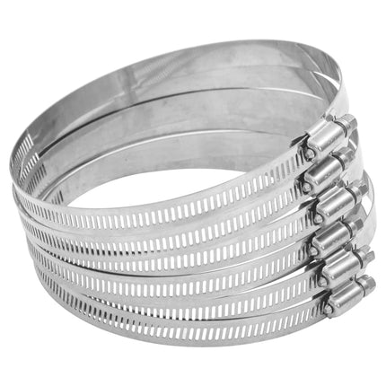 Fascette Stringitubo 6pz 91-110 mm in Acciaio Inox 304