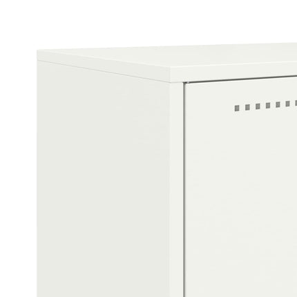 Credenza Bianca 68,5x38,5x123,5 in Acciaio