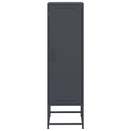 Credenza Antracite 36x39x123 cm in Acciaio