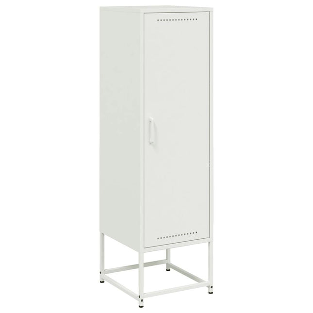 Credenza Bianca 36x39x123 cm in Acciaio