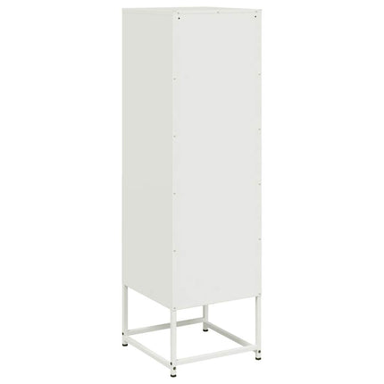 Credenza Bianca 36x39x123 cm in Acciaio