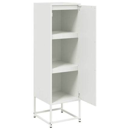 Credenza Bianca 36x39x123 cm in Acciaio