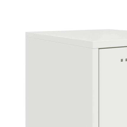 Credenza Bianca 36x39x123 cm in Acciaio