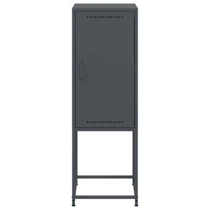 Credenza Antracite 36x39x107 cm in Acciaio