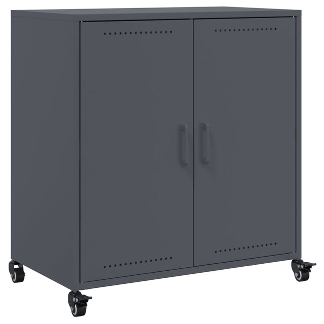 Credenza Antracite 68,5x39x72 cm in Acciaio