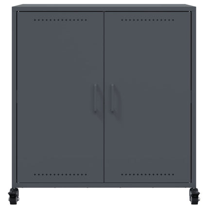 Credenza Antracite 68,5x39x72 cm in Acciaio