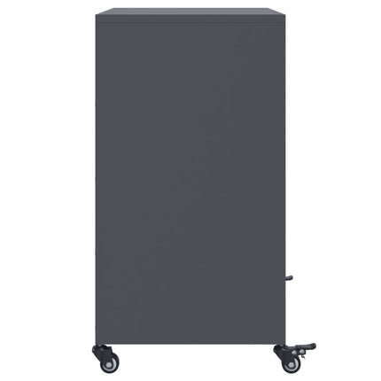 Credenza Antracite 68,5x39x72 cm in Acciaio