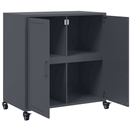Credenza Antracite 68,5x39x72 cm in Acciaio