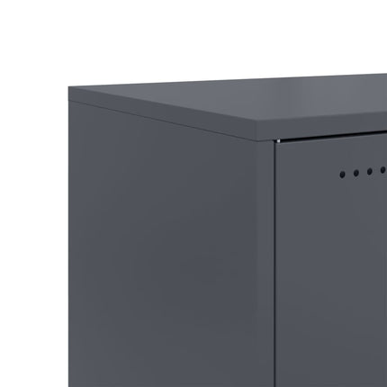 Credenza Antracite 68,5x39x72 cm in Acciaio