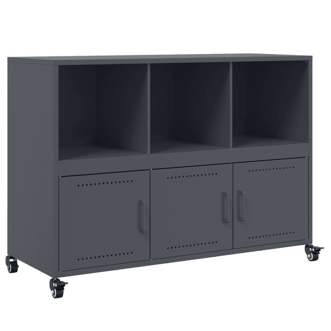 Credenza Antracite 100,5x39x72 cm in Acciaio