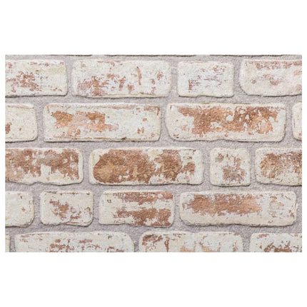 Pannelli Murali 3D 10 pz Rosso e Bianco 100x50 cm EPS