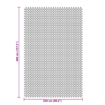 Tappeto da Tenda Blu 4x2,5 m