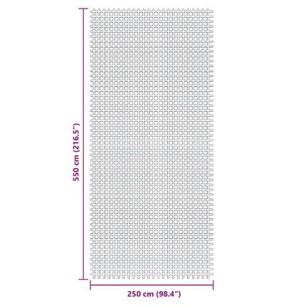 Tappeto da Tenda Blu 5,5x2,5 m
