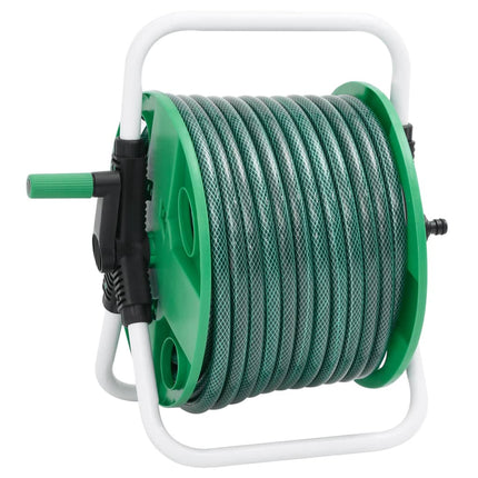 Avvolgitubo Verde Autoportante con Tubo 30 m PVC