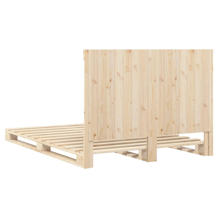 Giroletto con Testiera 140x200 cm in Legno Massello di Pino