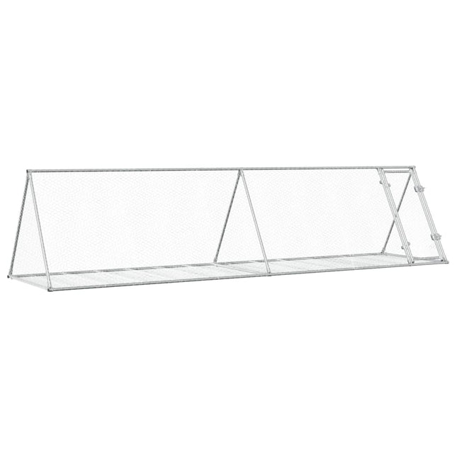 Conigliera Argento 400x105x91 cm in Acciaio Zincato