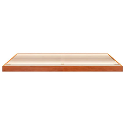 Giroletto Marrone Cera 200x200 cm in Legno Massello di Pino