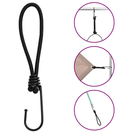Corda Elastica con Ganci 50 pz 17 cm