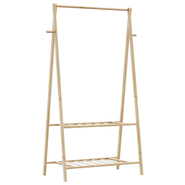 Appendiabiti con Ripiani 96x45,5x150,5 cm in BambÃ¹