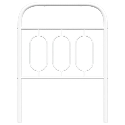 Testiera in Metallo Bianco 75 cm