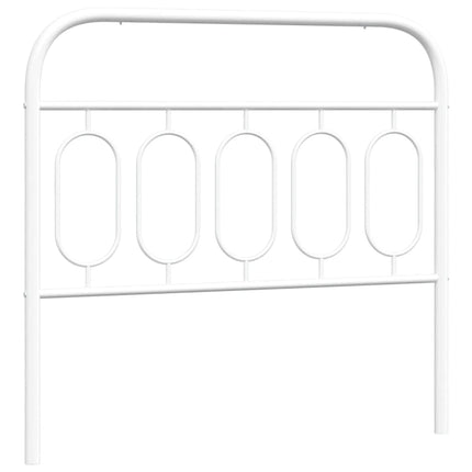 Testiera in Metallo Bianco 100 cm