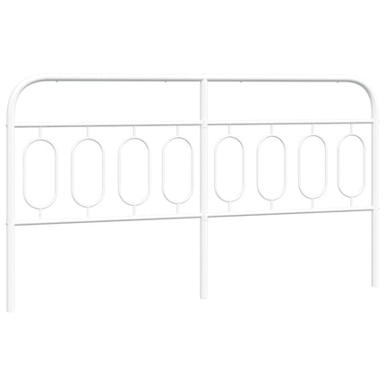 Testiera in Metallo Bianco 160 cm