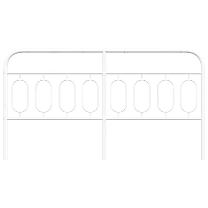 Testiera in Metallo Bianco 160 cm