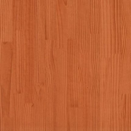 Tetto Letto Bambini Marrone Cera 213x85,5x144,5cm Massello Pino