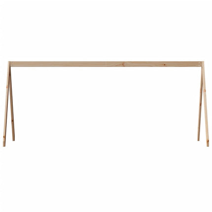 Tetto per Letto Bambini 199x95,5x88 cm Legno Massello di Pino