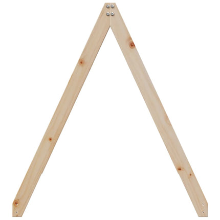 Tetto per Letto Bambini 199x95,5x88 cm Legno Massello di Pino