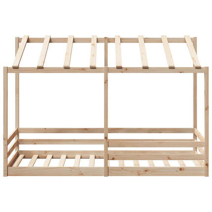 Letto per Bambini con Tetto 100x200 cm Legno Massello di Pino
