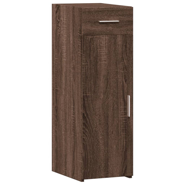 Credenza Rovere Marrone 30x42,5x93 cm in Legno Multistrato