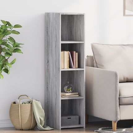 Credenza Grigio Sonoma 30x41x124cm in Legno Multistrato