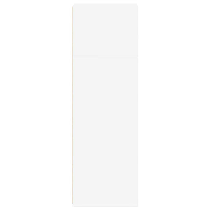 Credenza Bianca 40x41x124 cm in Legno Multistrato