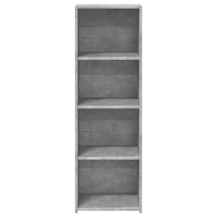 Credenza Grigio Cemento 40x41x124cm in Legno Multistrato