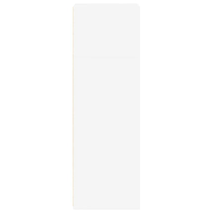 Credenza Bianca 45x41x124cm in Legno Multistrato