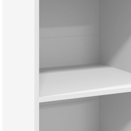Credenza Bianca 45x41x124cm in Legno Multistrato