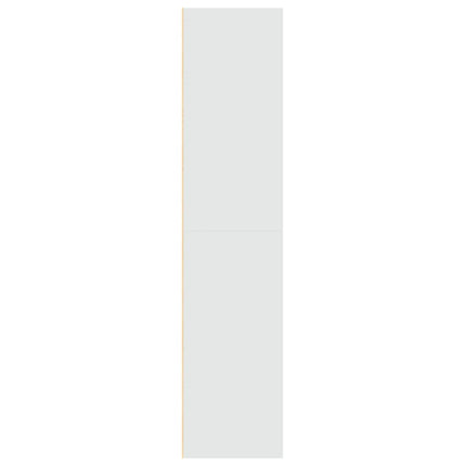 Credenza Bianca 70x41x185 cm in Legno Multistrato