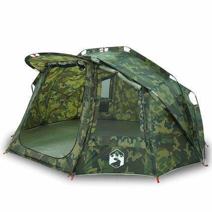 Tenda da Pesca per 5 Persone Mimetica Impermeabile