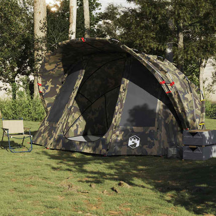 Tenda da Pesca per 5 Persone Mimetica Impermeabile