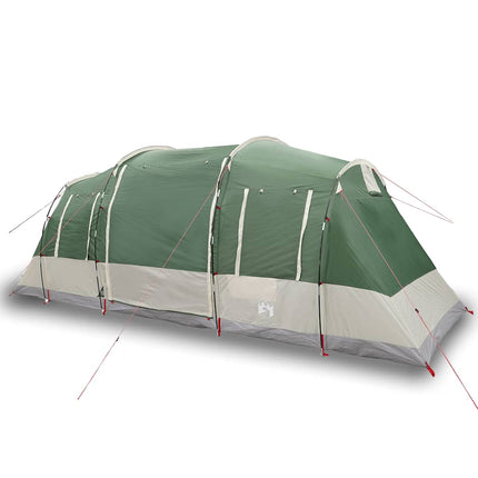 Tenda Familiare a Tunnel per 6 Persone Verde Impermeabile